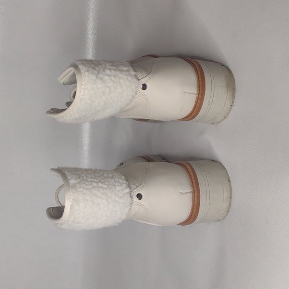 Marc Fisher Women's Leather Isalia Lace Up Boots 8.5 - Picture 5 of 10